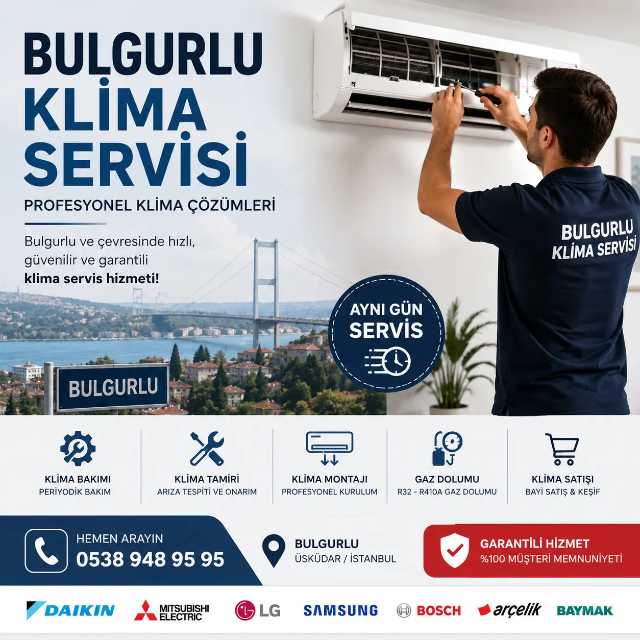 Bulgurlu Klima Servisi