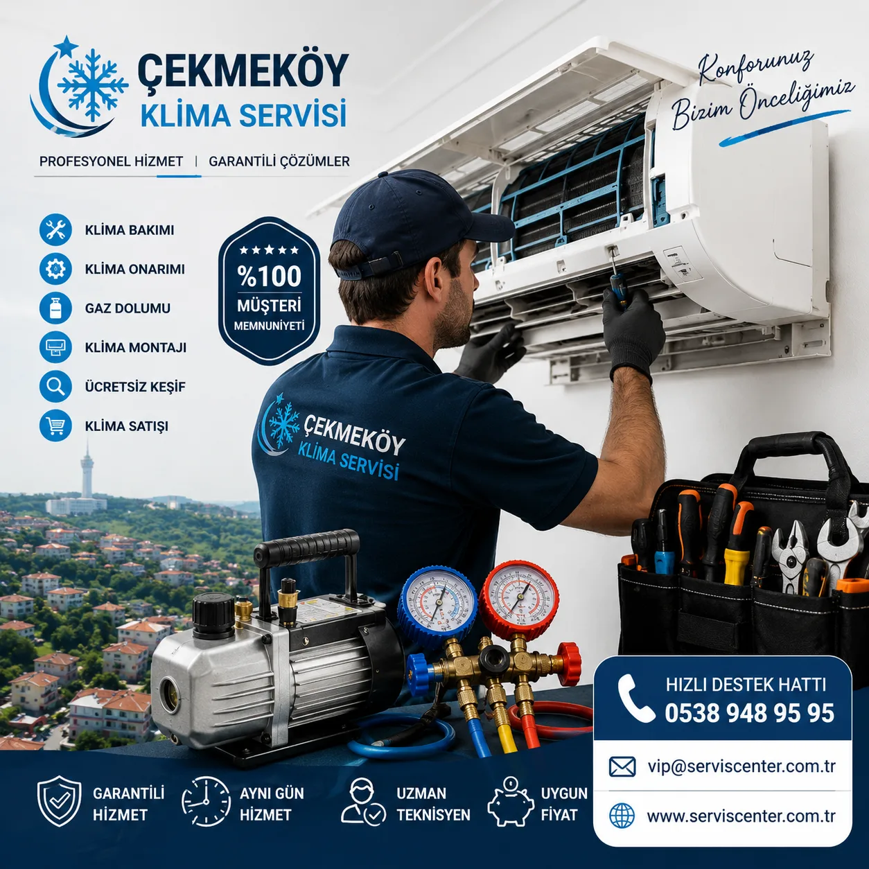 Çekmeköy Klima Servisi