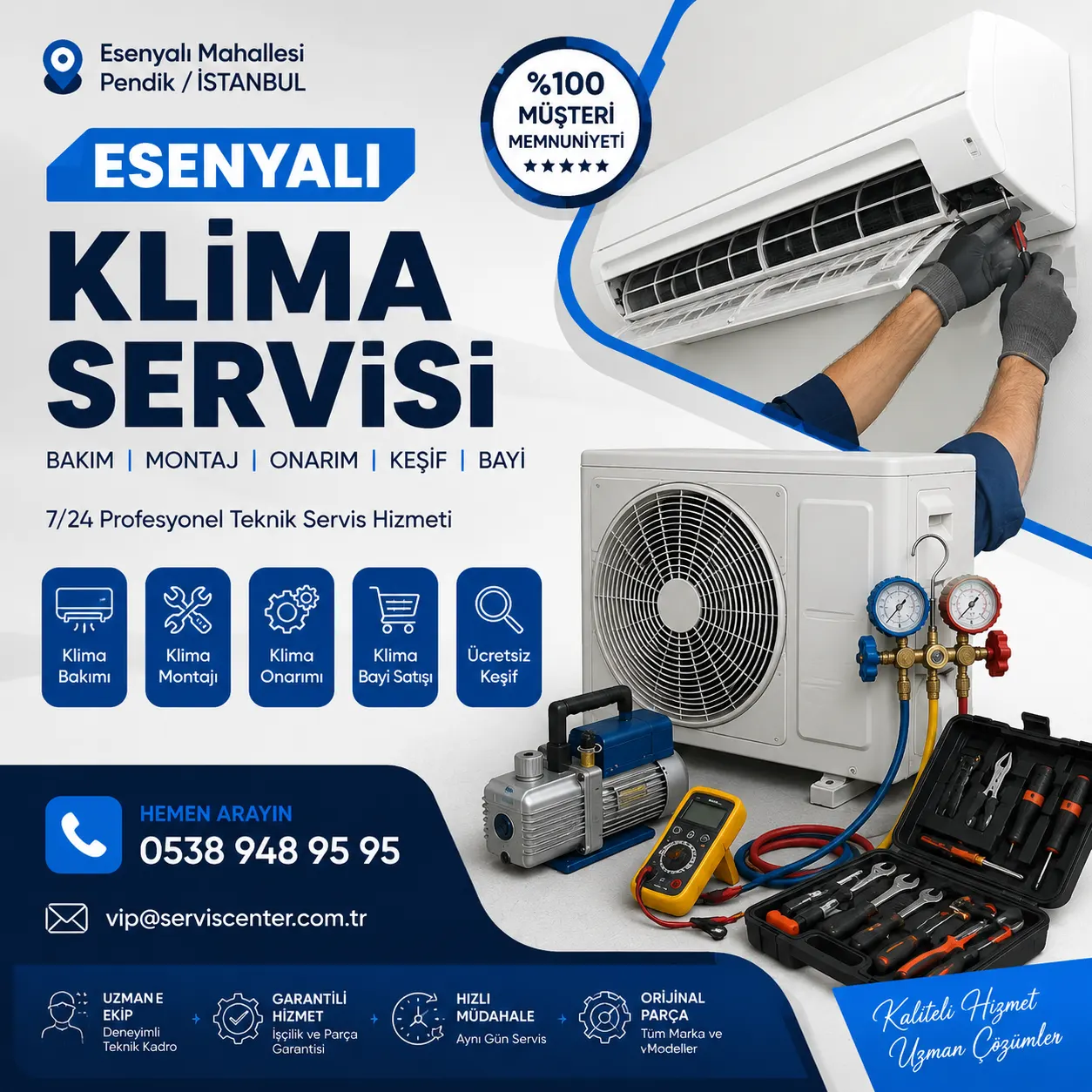 Klima bakım hizmeti