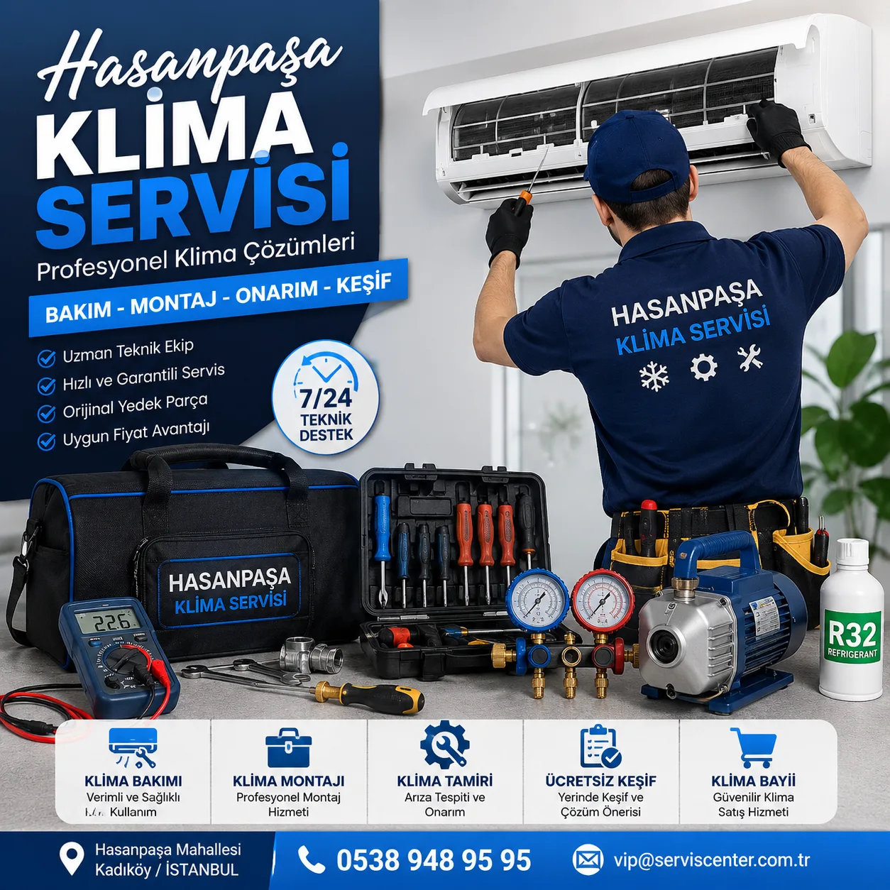 Hasanpaşa Klima Servisi