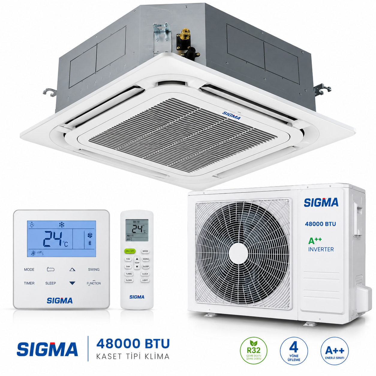 Sigma 48000 BTU Kaset Tipi Klima