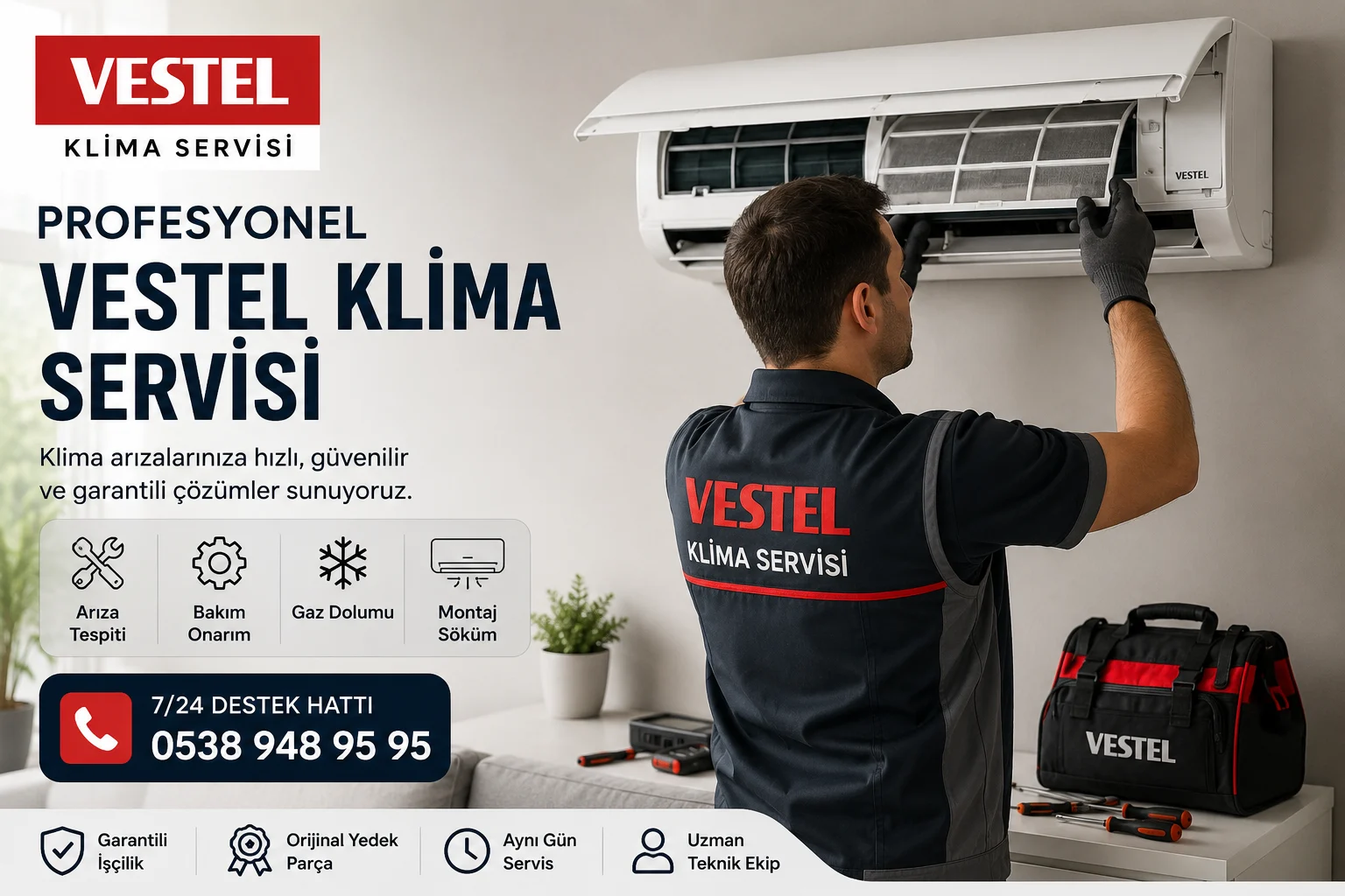 Vestel Klima Arıza Kodları